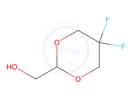 Chemical structure of (5,5-Difluoro-1,3-dioxan-2-yl)methanol
