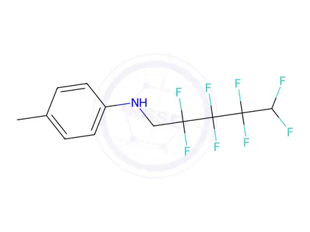 Chemical structure of N1-(2,2,3,3,4,4,5,5-octafluoropentyl)-4-methylaniline