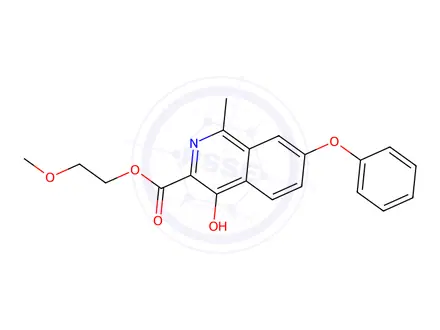 Chemical structure of Roxadustat Impurity 15