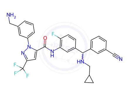 Chemical structure of Berotralstat Impurity 6(Rac-Berotralstat)