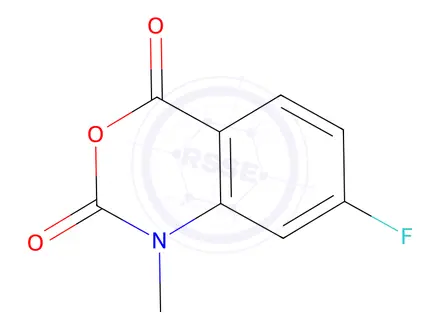 Chemical structure of 7-fluoro-1-methyl-2,4-dihydro-1H-3,1-benzoxazine-2,4-dione