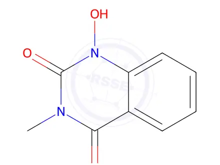 Chemical structure of 1-Hydroxy-3-methylquinazoline-2,4(1H,3H)-dione