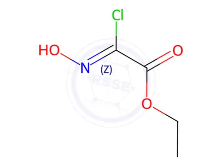 Chemical structure of 2-Chloro-2-hydroxyiminoacetic acid ethyl ester