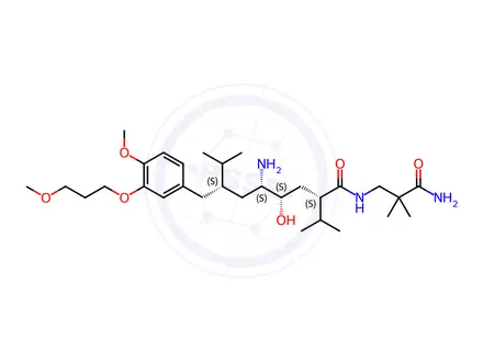 Chemical structure of Aliskiren