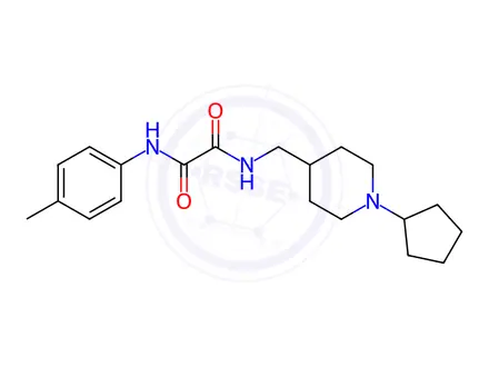 Chemical structure of N1-((1-Cyclopentylpiperidin-4-yl)methyl)-N2-(p-tolyl)oxalamide