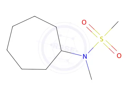 Chemical structure of n-Cycloheptyl-n-methylmethanesulfonamide
