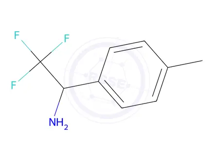 Chemical structure of 2,2,2-Trifluoro-1-(p-tolyl)ethanamine Hydrochloride