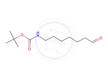 Chemical structure of tert-butyl(7-oxoheptyl) carbamate