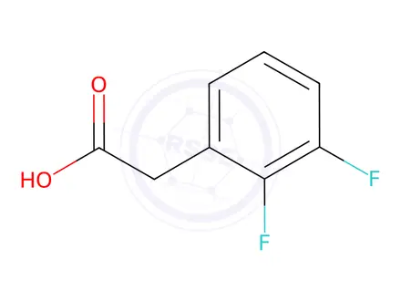 Chemical structure of 2,3-Difluorophenylacetic acid
