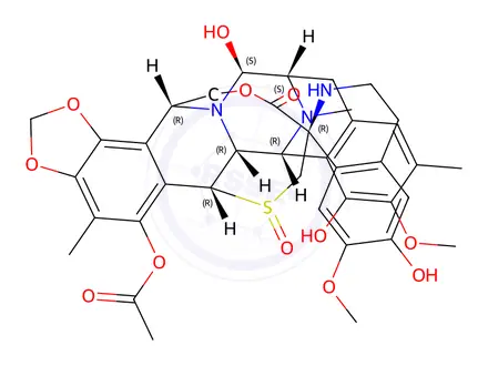 Chemical structure of Trabectedin Sulfoxide Impurity