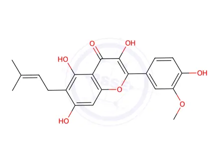 Chemical structure of gancaonin P-3'-methyl ether