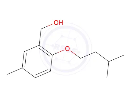 Chemical structure of (2-(Isopentyloxy)-5-methylphenyl)methanol