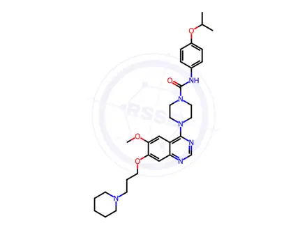 Chemical structure of Tandutinib