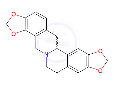 Chemical structure of Tetrahydrocoptisine