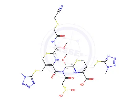 Chemical structure of Cefmetazole Impurity 71