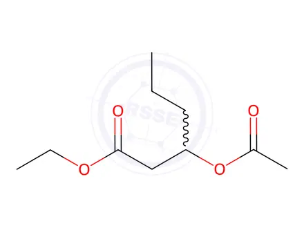 Chemical structure of Ethyl 3-acetoxyhexanoate