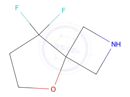 Chemical structure of 8,8-Difluoro-5-oxa-2-azaspiro[3.4]Octane