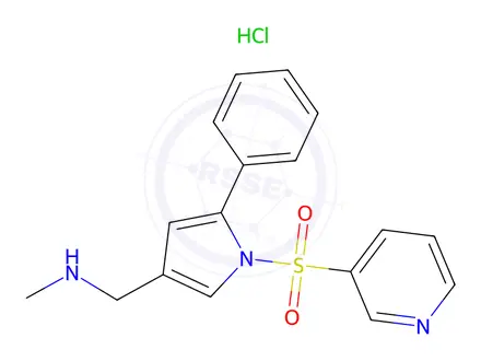 Chemical structure of 2-Desfluoro Vonoprazan Hydrocloride