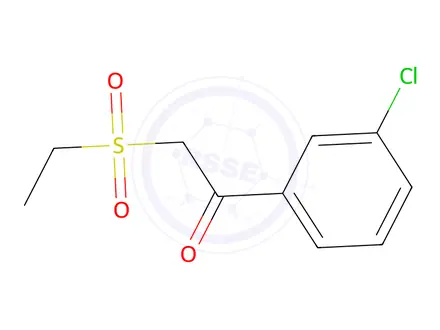 Chemical structure of 1-(3-Chlorophenyl)-2-(ethylsulfonyl)ethanone