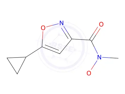 Chemical structure of 5-Cyclopropyl-N-methoxy-N-methylisoxazole-3-carboxamide