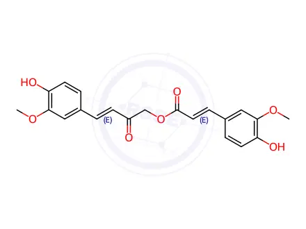 Chemical structure of Calebin A