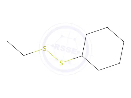 Chemical structure of (Cyclohexyl)ethyl persulfide