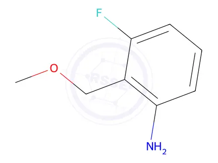 Chemical structure of 3-Fluoro-2-(methoxymethyl)aniline