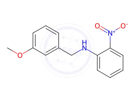 Chemical structure of N-(3-Methoxybenzyl)-2-nitroaniline