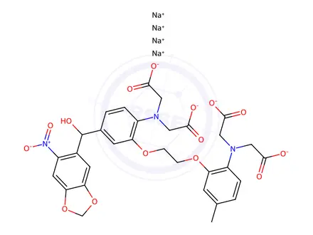 Chemical structure of NITR 5 TETRASODIUM SALT*