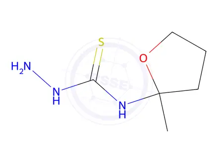 Chemical structure of 4-(2-Tetrahydrofurfuryl)-3-thiosemicarbazide
