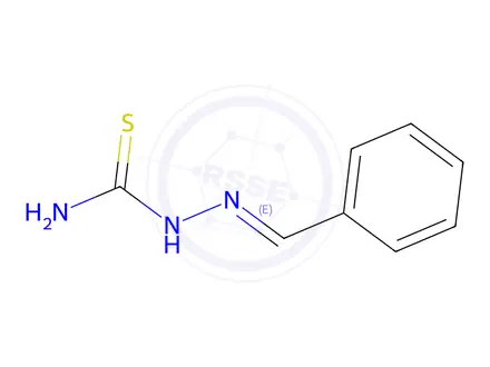 Chemical structure of [(Z)-benzylideneamino]thiourea