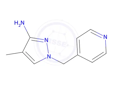 Chemical structure of 4-Methyl-1-(pyridin-4-ylmethyl)-1h-pyrazol-3-amine
