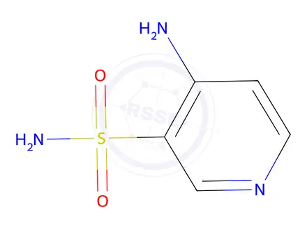 Chemical structure of 4-Amino-3-pyridinesulfonamide