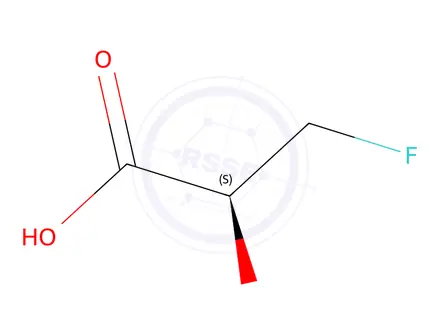 Chemical structure of (S)-3-Fluoro-2-hydroxypropanoic acid