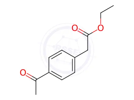 Chemical structure of Ethyl 4-acetylphenylacetate