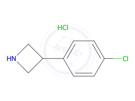 Chemical structure of 3-(4-Chlorophenyl)azetidine Hydrochloride
