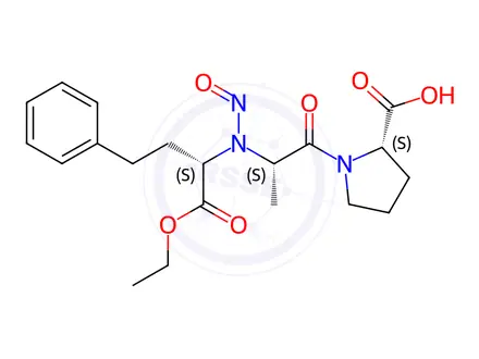 Chemical structure of Enalapril Impurity 12