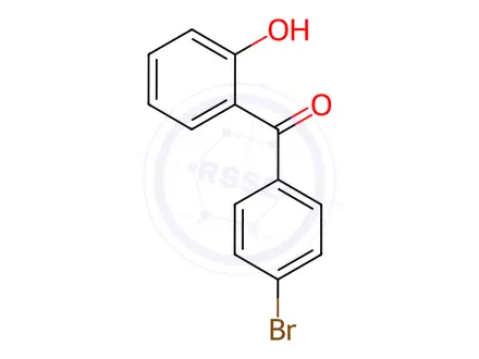 Chemical structure of (4-Bromophenyl)(2-hydroxyphenyl)methanone