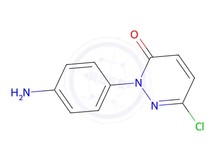 Chemical structure of 2-(4-Aminophenyl)-6-chloropyridazin-3(2H)-one