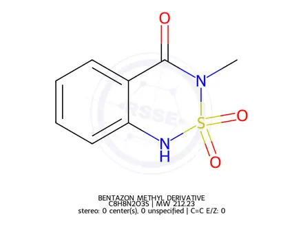 Chemical structure of BENTAZON METHYL DERIVATIVE