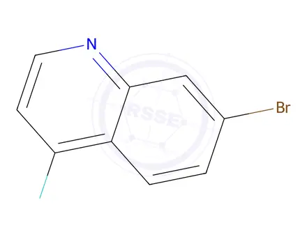 Chemical structure of 7-BROMO-4-FLUOROQUINOLINE