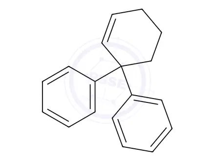 Chemical structure of 3,3-Diphenyl-1-cyclohexene