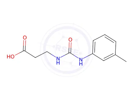 Chemical structure of 3-(3-M-TOLYL-UREIDO)-PROPIONIC ACID