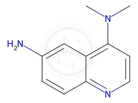 Chemical structure of N4,N4-dimethylquinoline-4,6-diamine