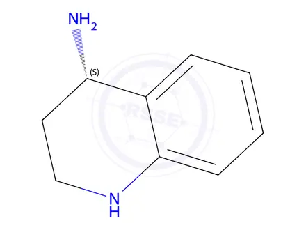 Chemical structure of (S)-1,2,3,4-Tetrahydro-quinolin-4-ylamine