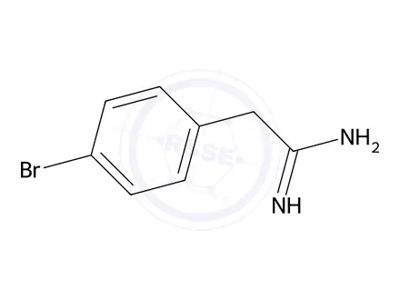 Chemical structure of 2-(4-Bromophenyl)-acetamidine