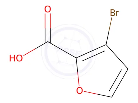 Chemical structure of 3-Bromo-2-furoic acid
