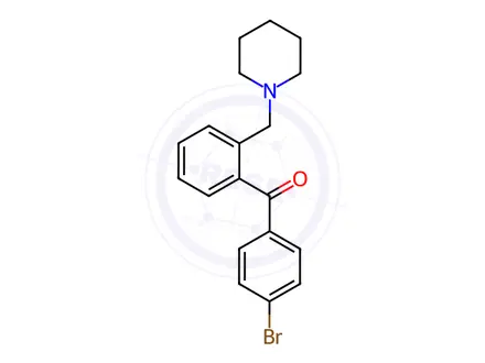 Chemical structure of (4-Bromophenyl)(2-(piperidin-1-ylmethyl)phenyl)methanone