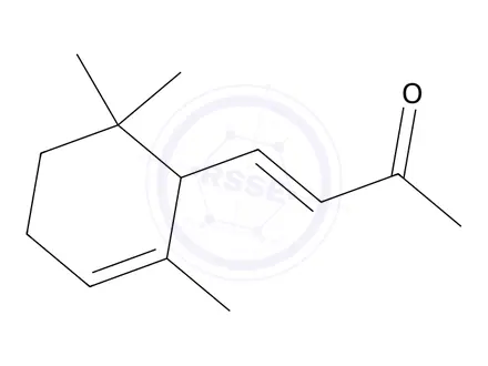 Chemical structure of α-IONONE