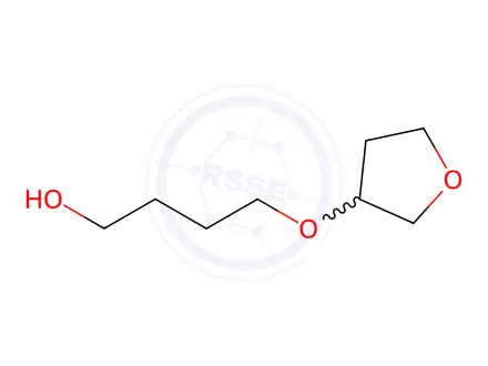 Chemical structure of 4-((tetrahydrofuran-3-yl)oxy)butan-1-ol